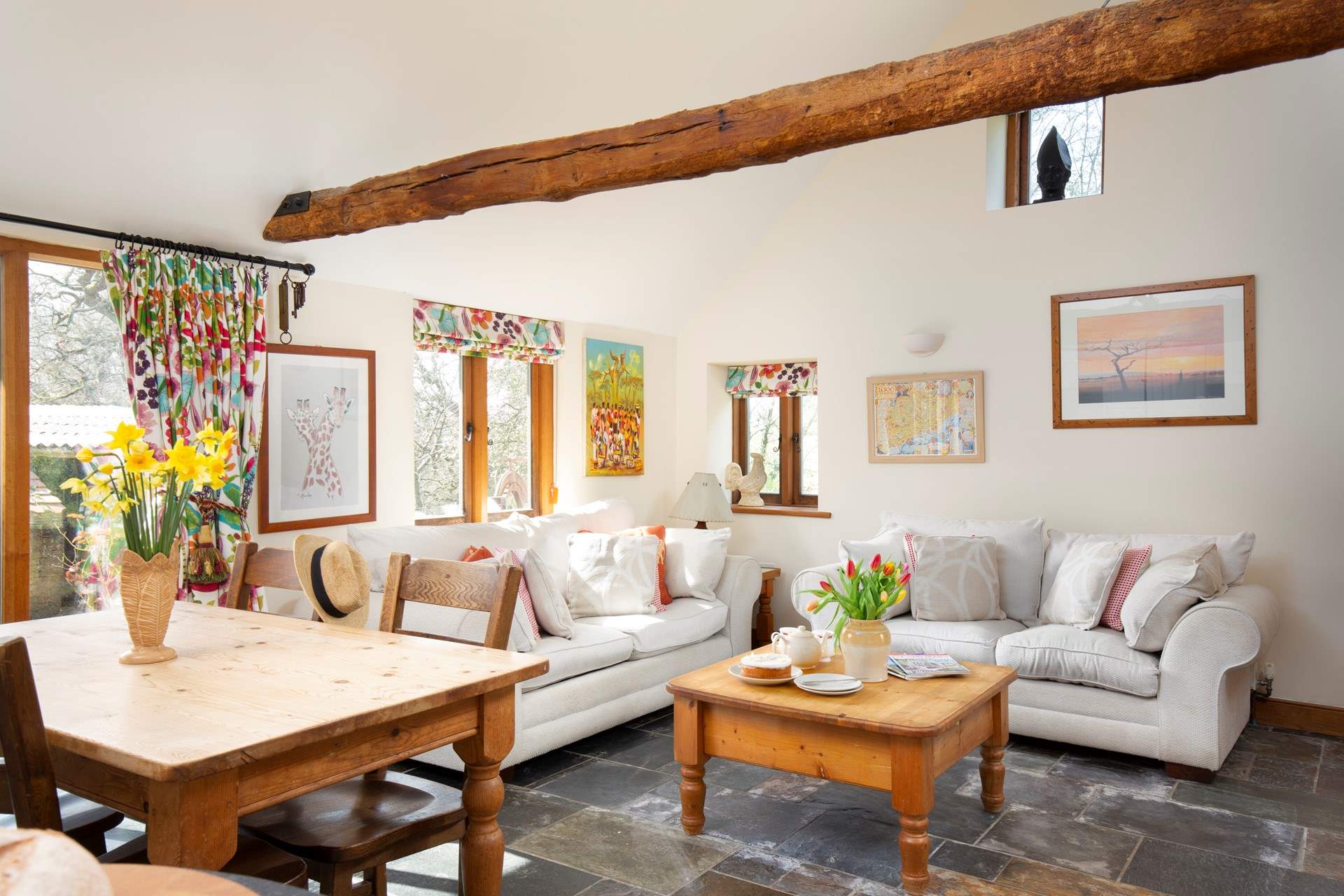 Plenty of room for everyone to enjoy quality time together in the open plan living area.