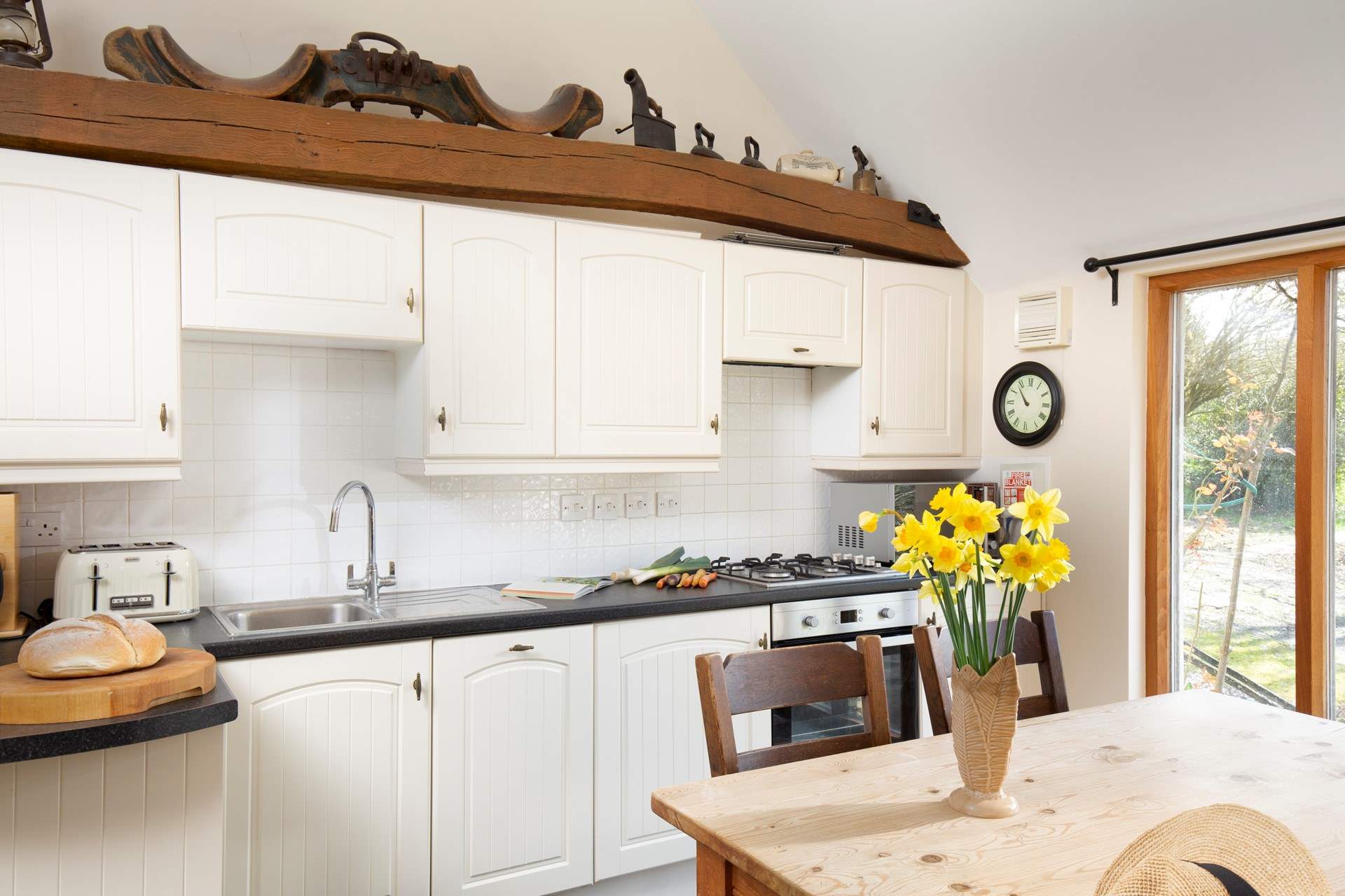 The kitchen has everything to cook those favourite holiday meals.