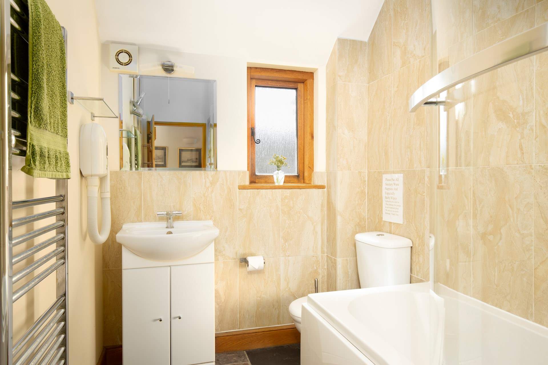 The family bathroom.