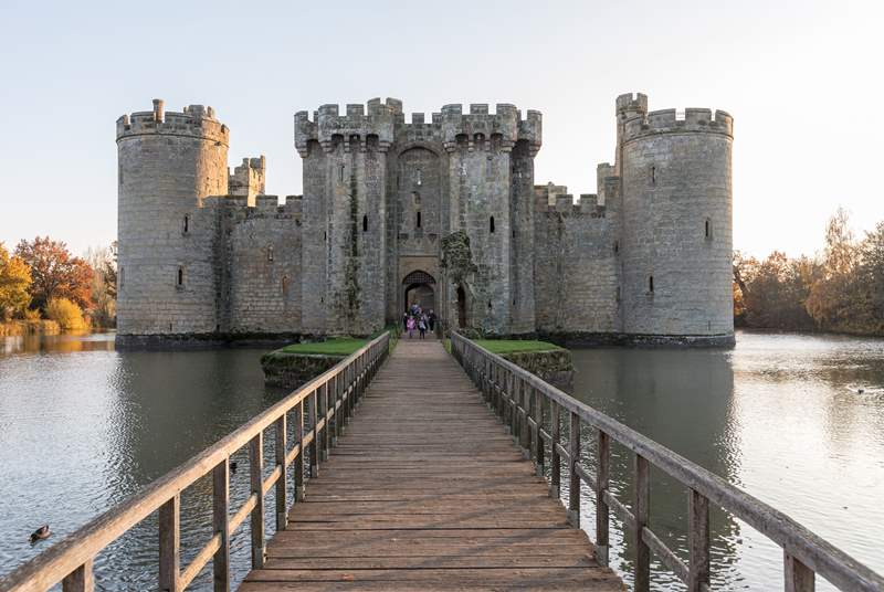 Visit Bodiam Castle which is nearby.