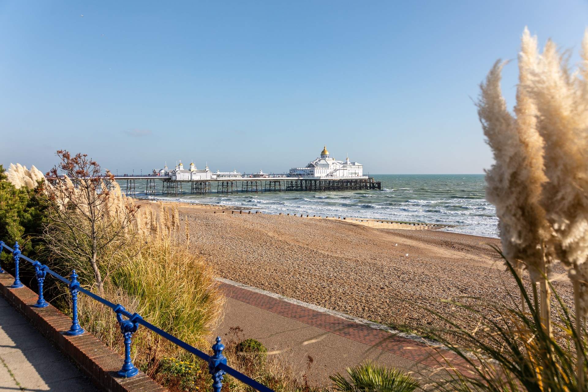 Visit the seaside town of Eastbourne and its beautiful pier.