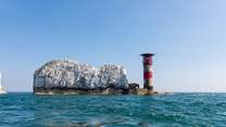 The iconic Needles located on the west side of the island and a 'must visit'.