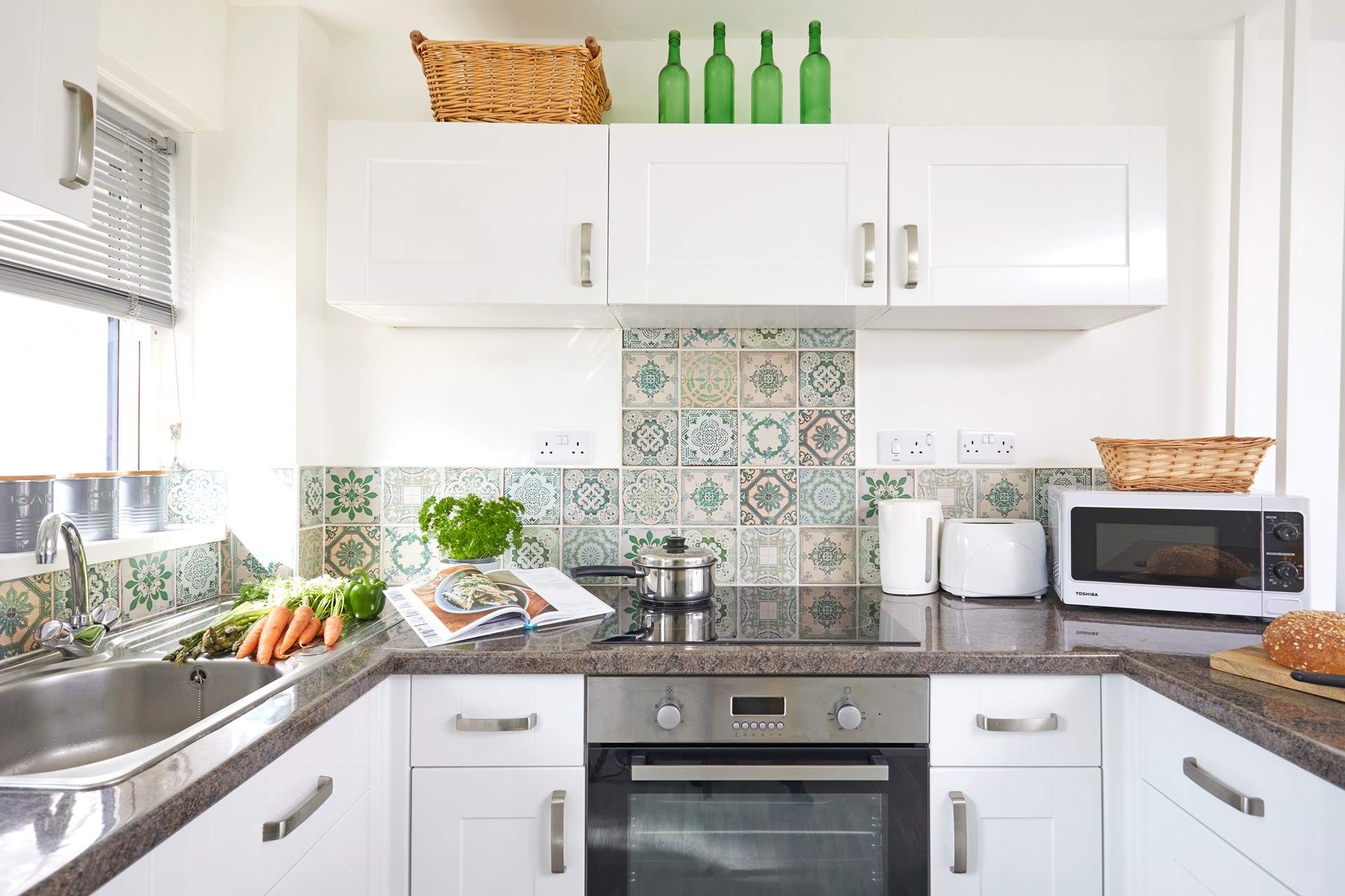 Cook up a holiday feast in the sociable kitchen. 