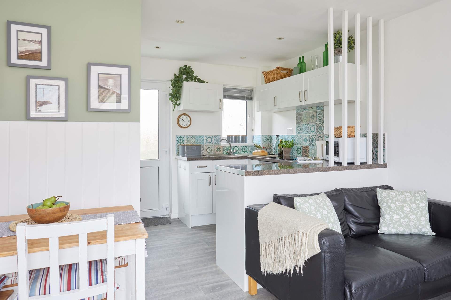 Delightful interiors await. 