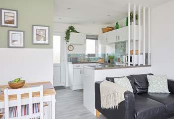 Delightful interiors await. 