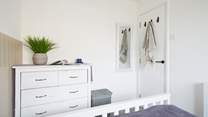 The charming double bedroom. 