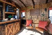 We love the rustic upcycled interior. It oozes romantic charm!