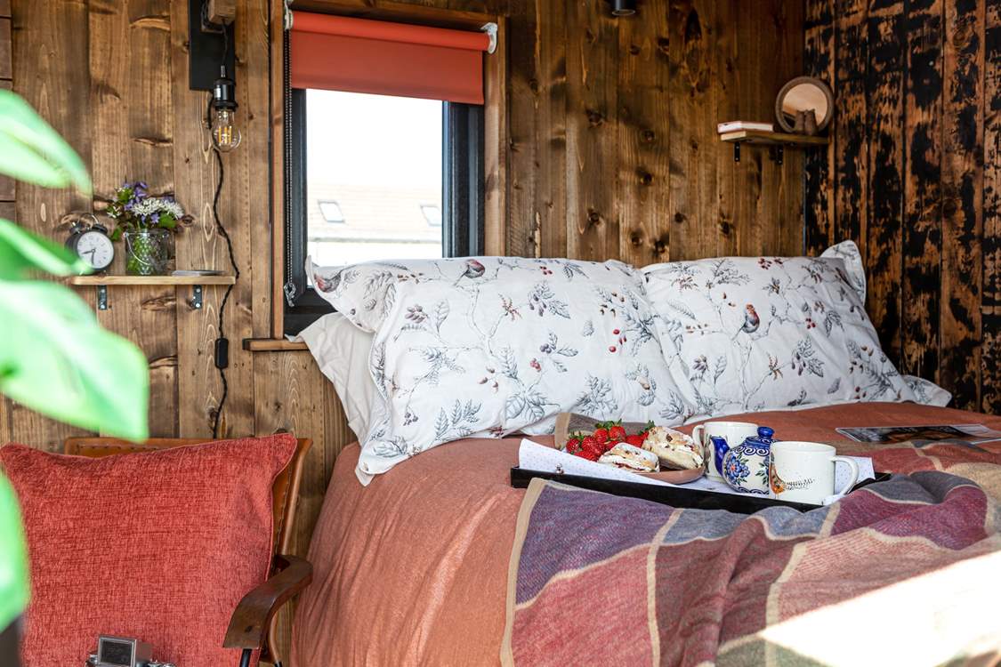 A dreamy night's sleep awaits.