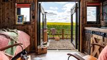 Open the double doors and admire the spellbinding view.