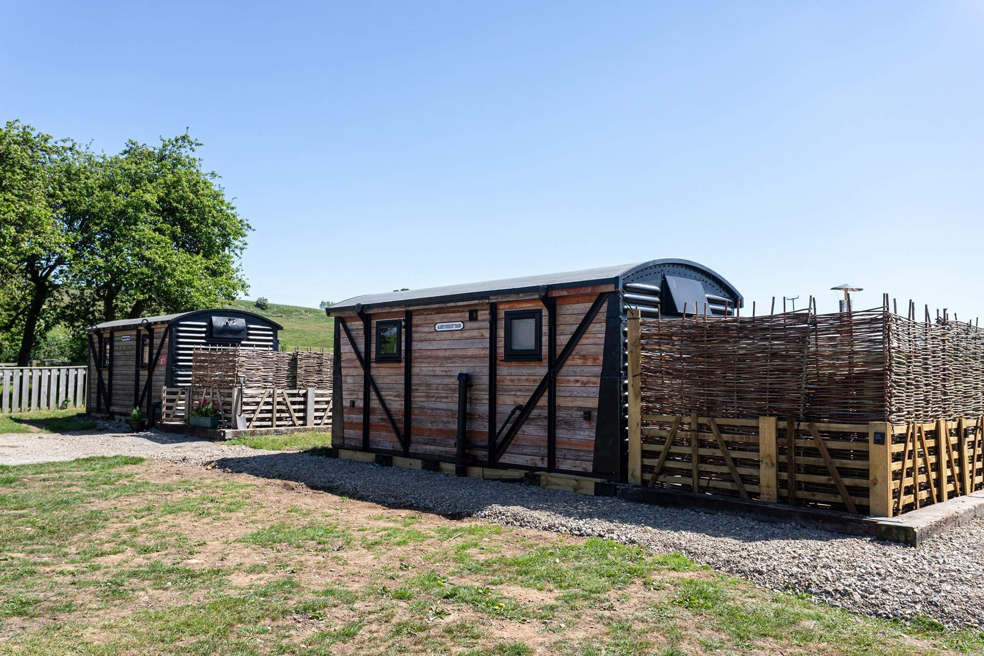 Sammi's sits just to the left of Albie's Freight Train, another hideaway onsite. Rest assured, your privacy is respected at all times. 