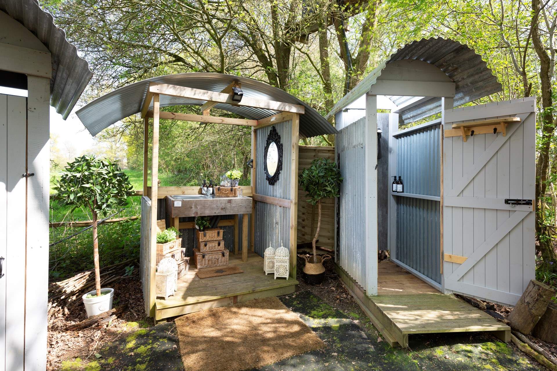 The perfect spot for freshening up. 