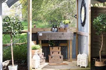 The perfect spot for freshening up.
