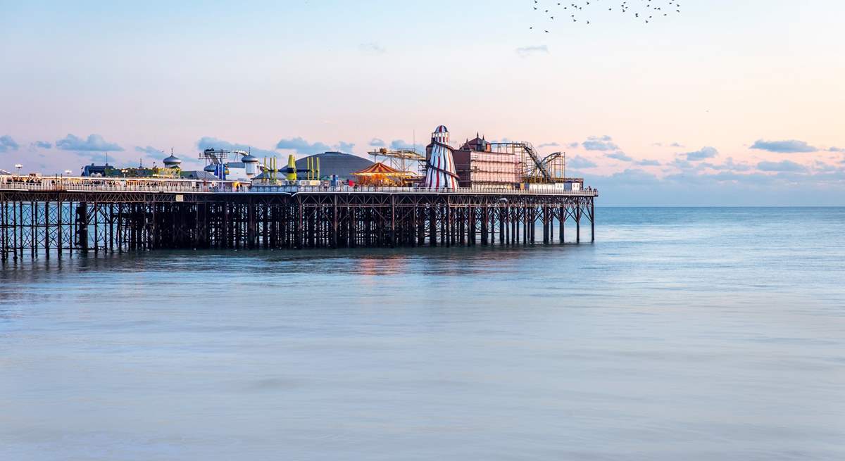 Why not visit Brighton which is under 30 minutes away, with its array of independent shops, lovely eateries and famous pier? 