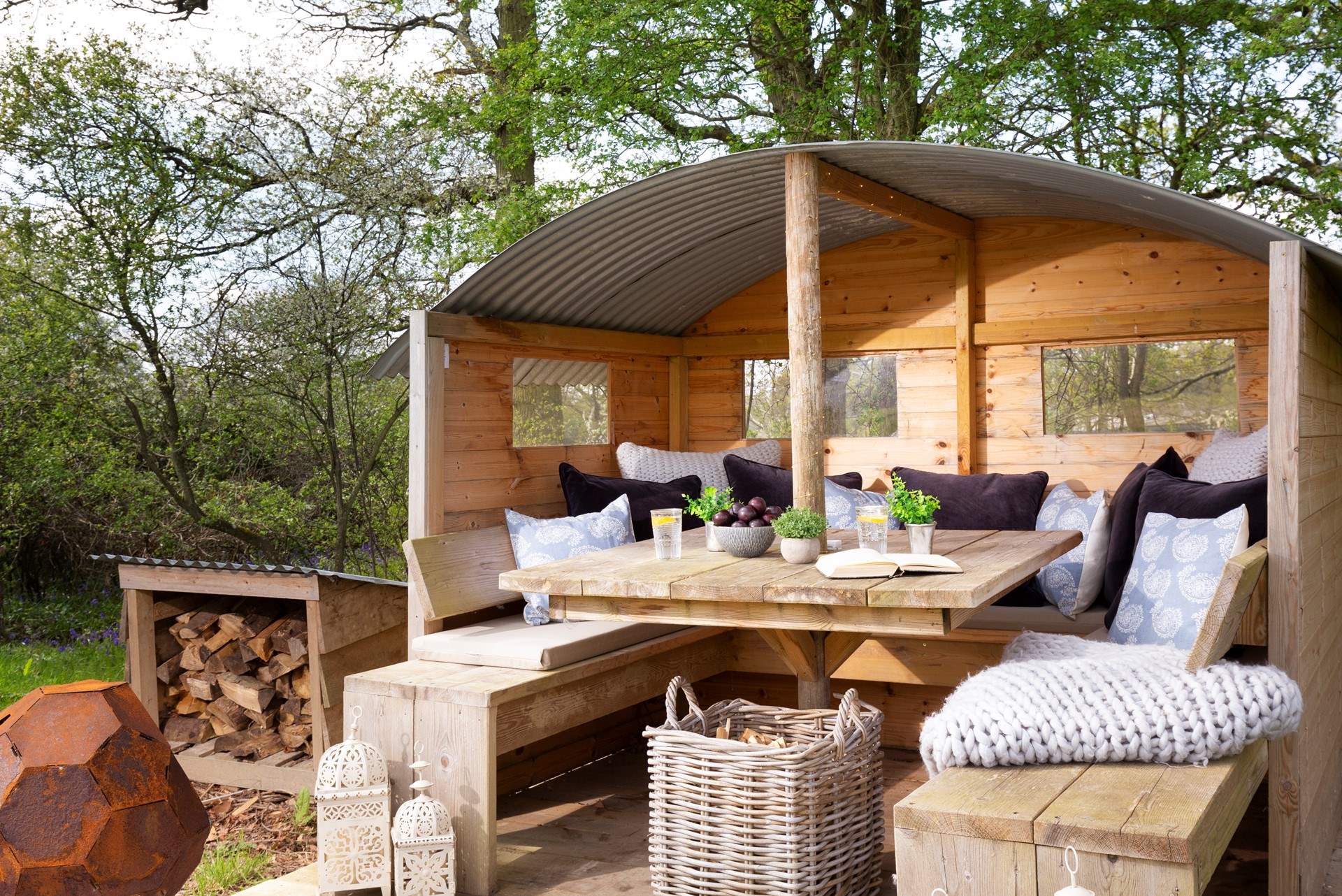 The special al fresco seating area is a dream come true. 