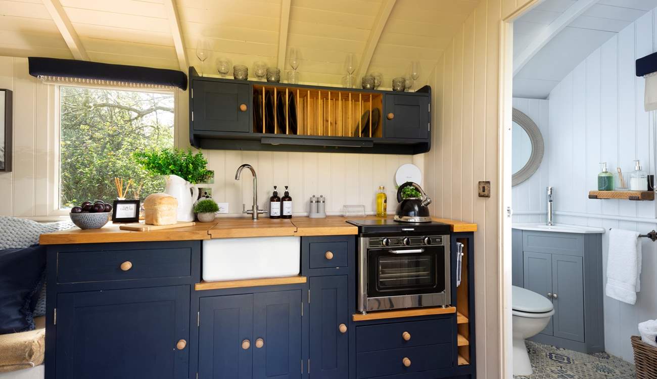 The hut is superbly equipped with all your holiday essentials. 