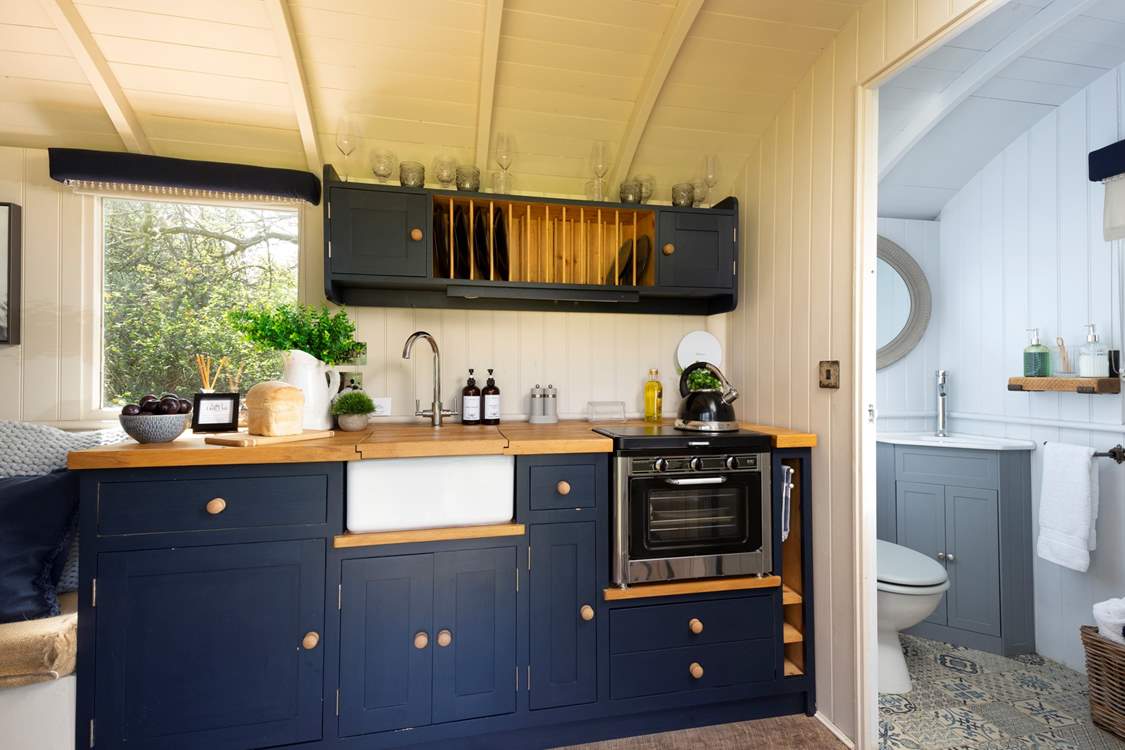 The hut is superbly equipped with all your holiday essentials.