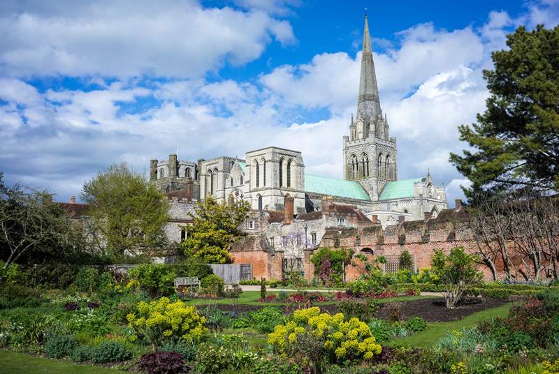 Beautiful Chichester Cathedral and Bishop's Palace Gardens are also nearby.