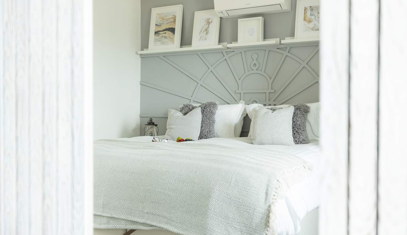 Lighthouse bedroom has a 'zip and link' bed so can be made into twins or double.