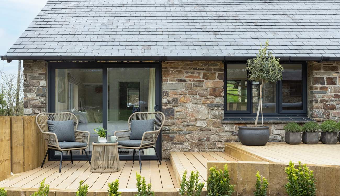 Sit out on the decking as you sip your morning coffee.