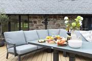 Enjoy an al fresco feast whether it's a fruity breakfast or barbecue dinner.