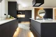 The kitchen island will delight the designated holiday chef.