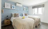 The nautically-themed Ocean bedroom with twin beds. - Thumbnail Image