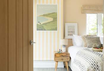 Sunny and warm, the Beach bedroom is a charming double room.
