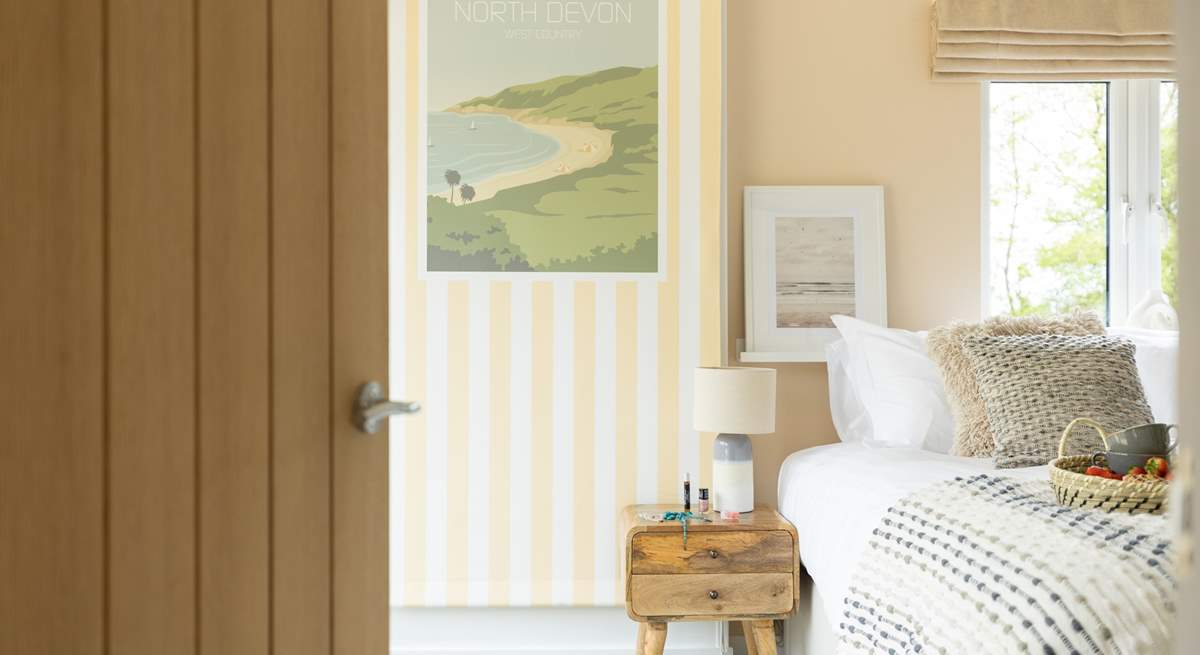 Sunny and warm, the Beach bedroom is a charming double room.