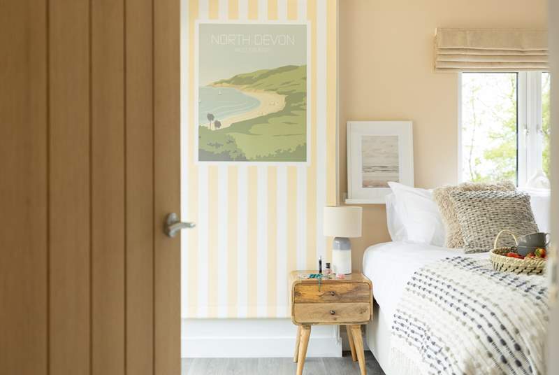 Sunny and warm, the Beach bedroom is a charming double room.