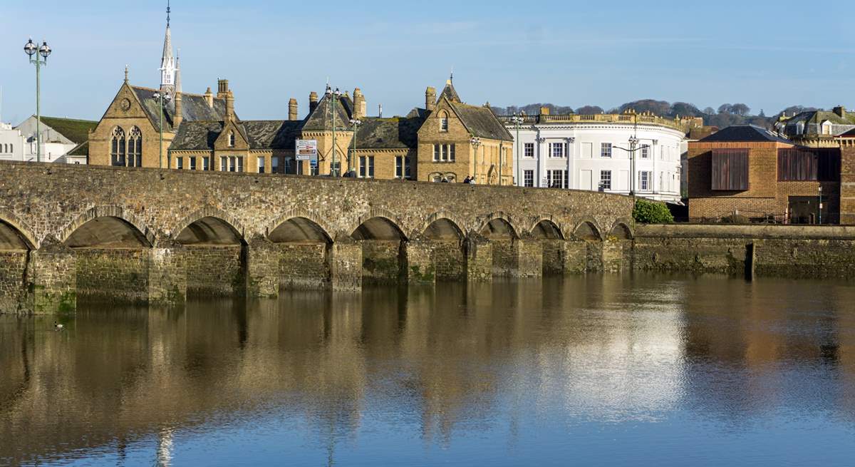 Visit the historic port town of Bideford.