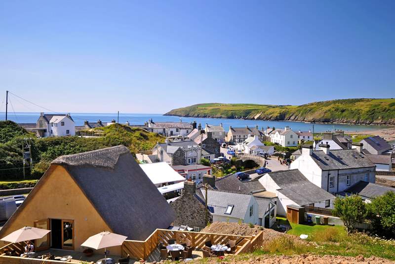 Aberdaron is blessed with a wonderful beach and good selection of eateries. 