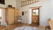 On entering The Swallows, you will be greeted by this light and airy kitchen area.