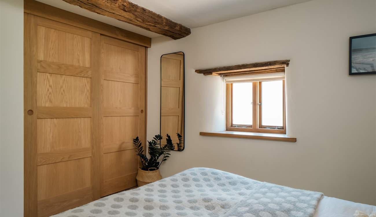 Plenty of hanging space is available.