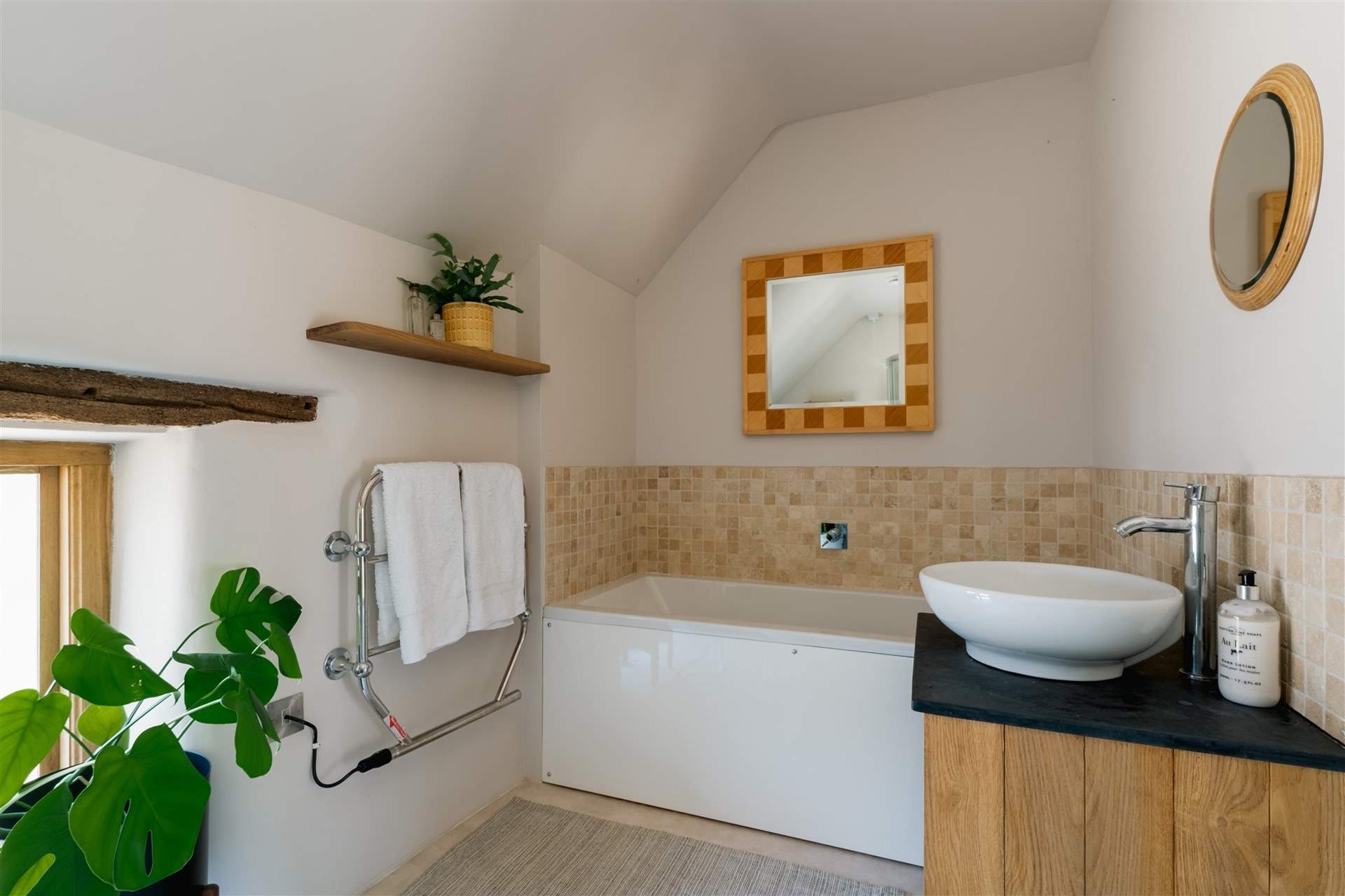 The family bathroom is equipped with a bath too, perfect for soaking away the days sand and suncream.
