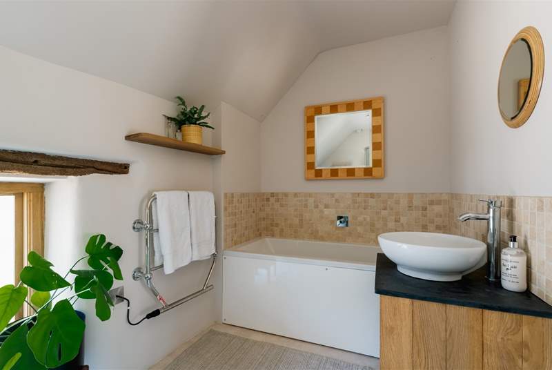 The family bathroom is equipped with a bath too, perfect for soaking away the days sand and suncream.