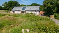 The Swallows is a lovingly restored barn. What a glorious sight now!