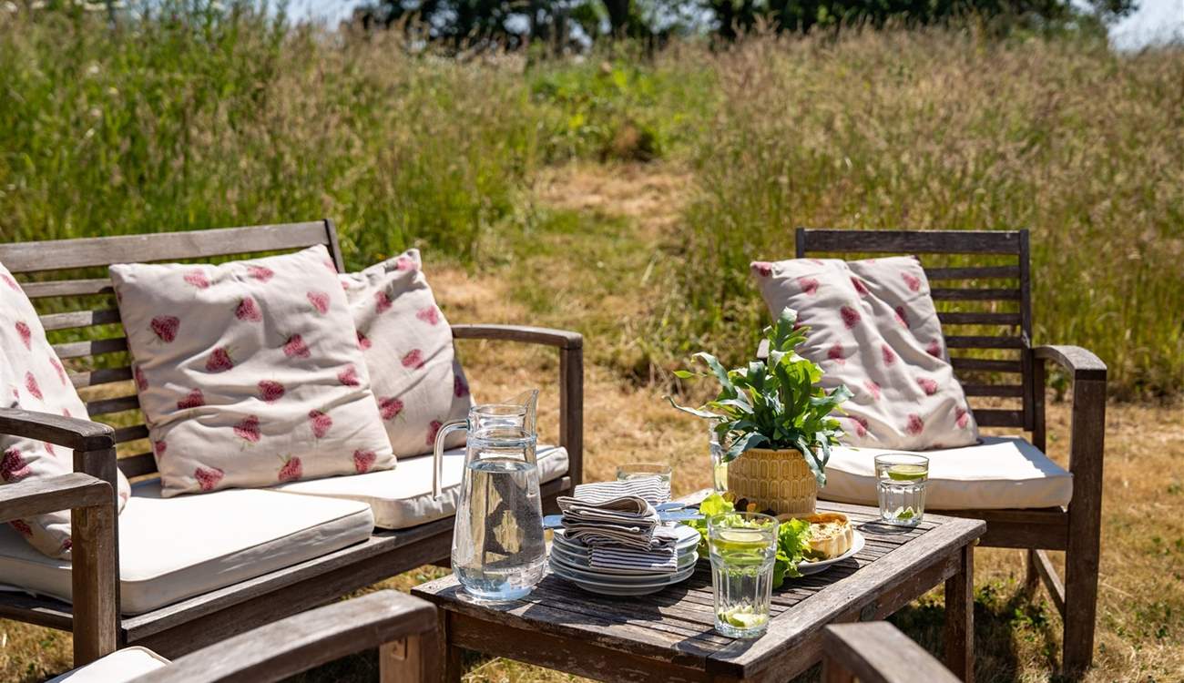 Beautiful spot to sit and soak up the sun.