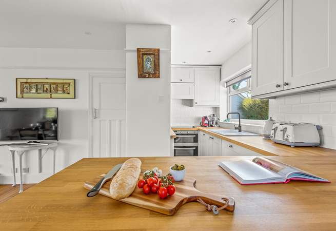 Plenty of worktop space to whip up that feast.