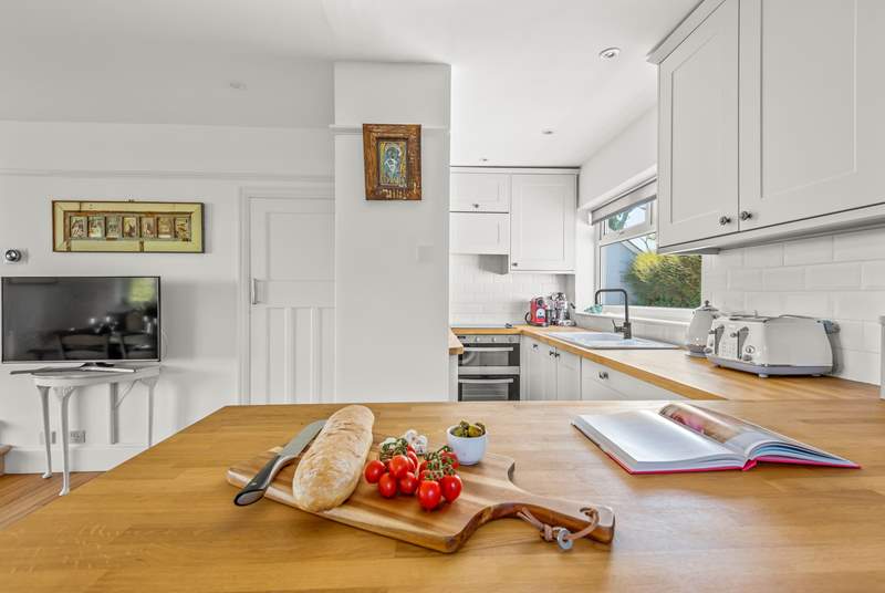 Plenty of worktop space to whip up that feast.