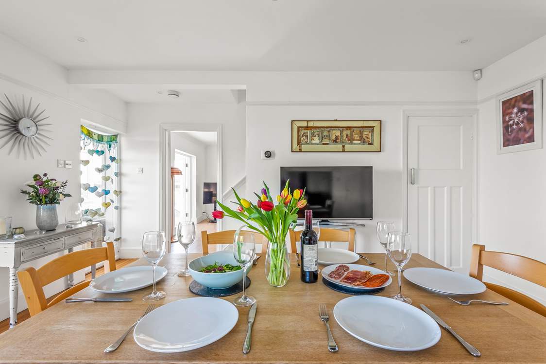 The sitting-room is accessed from the kitchen/dining-room.