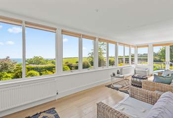 Hours can be enjoyed sitting in the conservatory with a good book. 