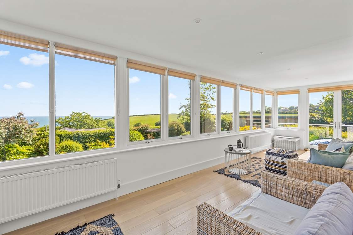 Hours can be enjoyed sitting in the conservatory with a good book.