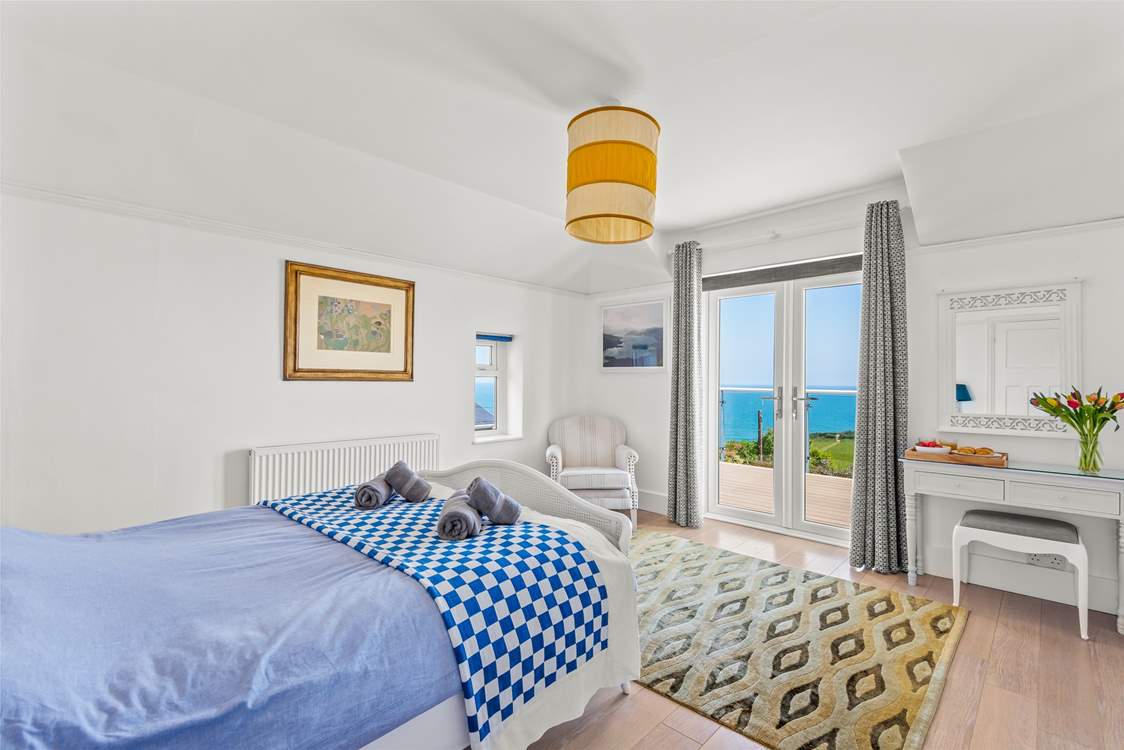 Bedroom one has the most magnificent views.