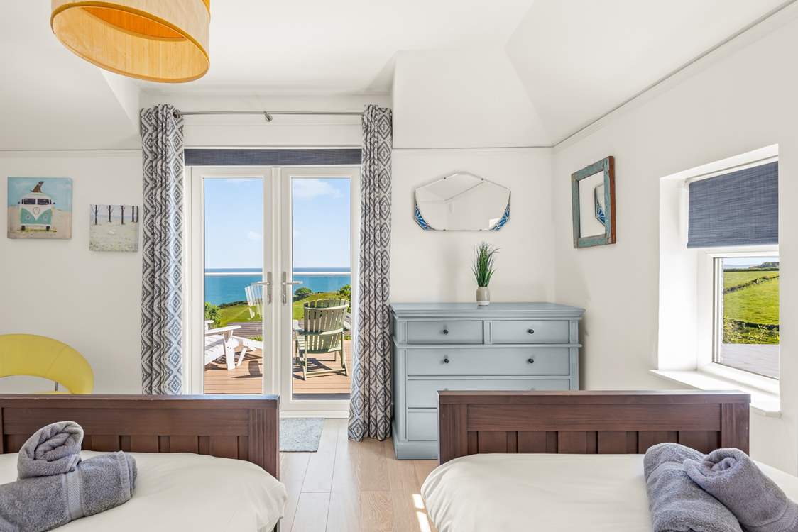 Bedroom two also has access to the fabulous balcony area.