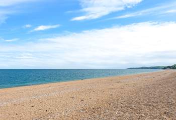 Glorious Slapton Sands beach.