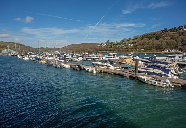 The River Dart in Dartmouth oozes magnificent watercraft.