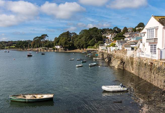 The pretty village of Flushing sits on the estuary overlooking Falmouth.