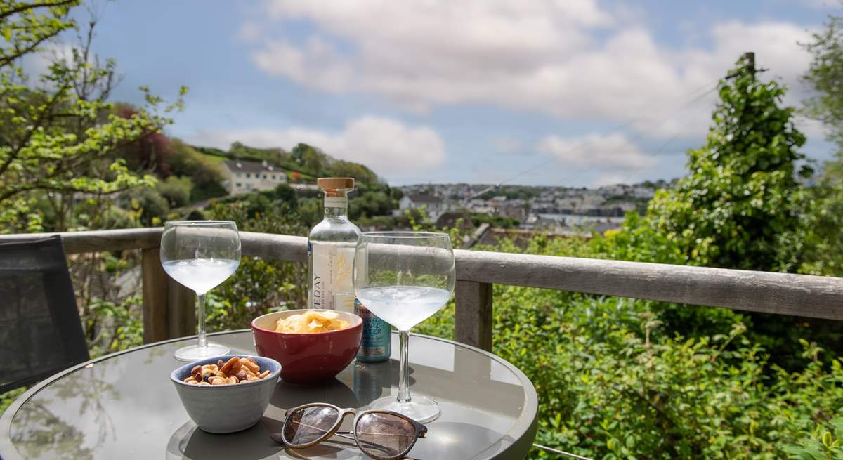 Climb the steps to the rear of the property to The Lookout and you are afforded this fabulous view towards the estuary.