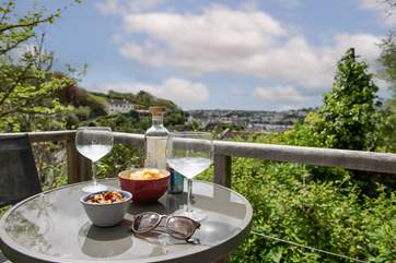Climb the steps to the rear of the property to The Lookout and you are afforded this fabulous view towards the estuary.