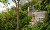 Please take care on the steep steps to 'The Lookout'.  - Thumbnail Image